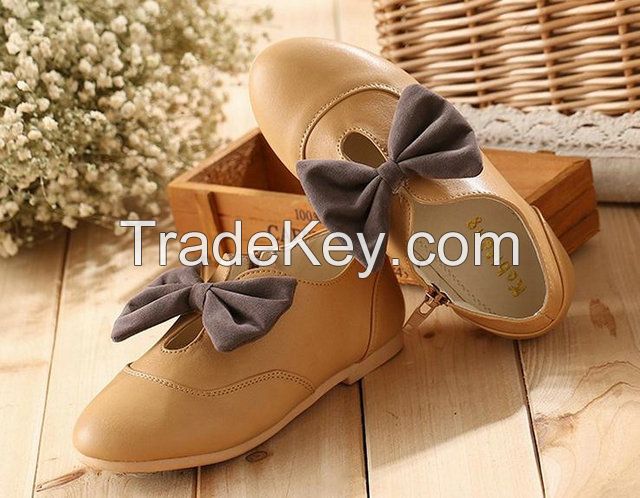  wholesale fashion casual bowknot slip-on girls shoes spring autumn 2016 Children's shoes