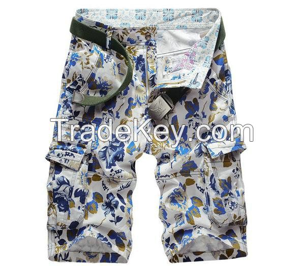 new summer European and American men's cotton casual Camouflage pants wholesale linen trousers for men formal