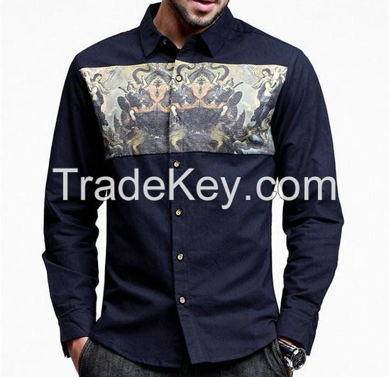 long sleeve cheap casual shirts wholesale cotton fashion men dress shirt plus size mens shirts