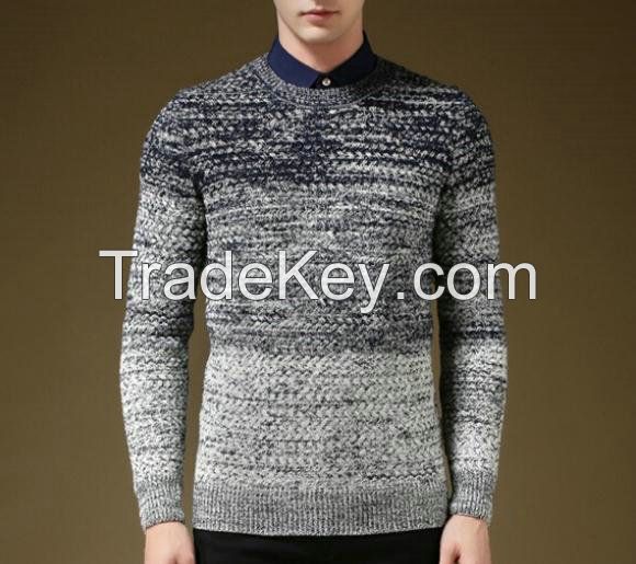  2016 fashionable europe o-neck sweaters man