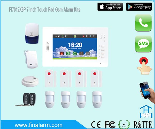 7'' HD Full touch keyboard Gsm Tablets Alarm System-FI701Pro