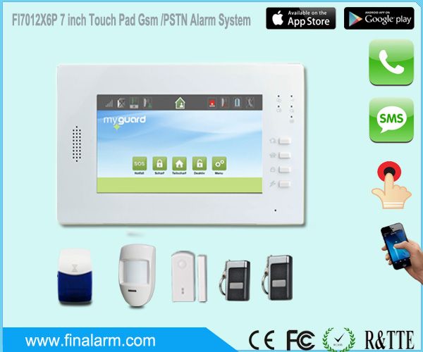 7'' HD Full touch keyboard Gsm Tablets Alarm System-FI701Pro