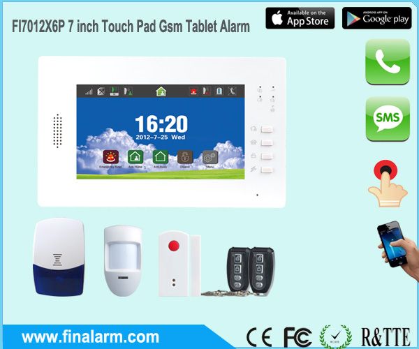 7'' HD Full touch keyboard Gsm Tablets Alarm System-FI701Pro