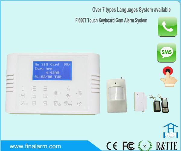 Intelligent Touchpad GSM Alarm System