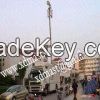 8m Pneumatic Mast With Tripod And Mobile Light Tower
