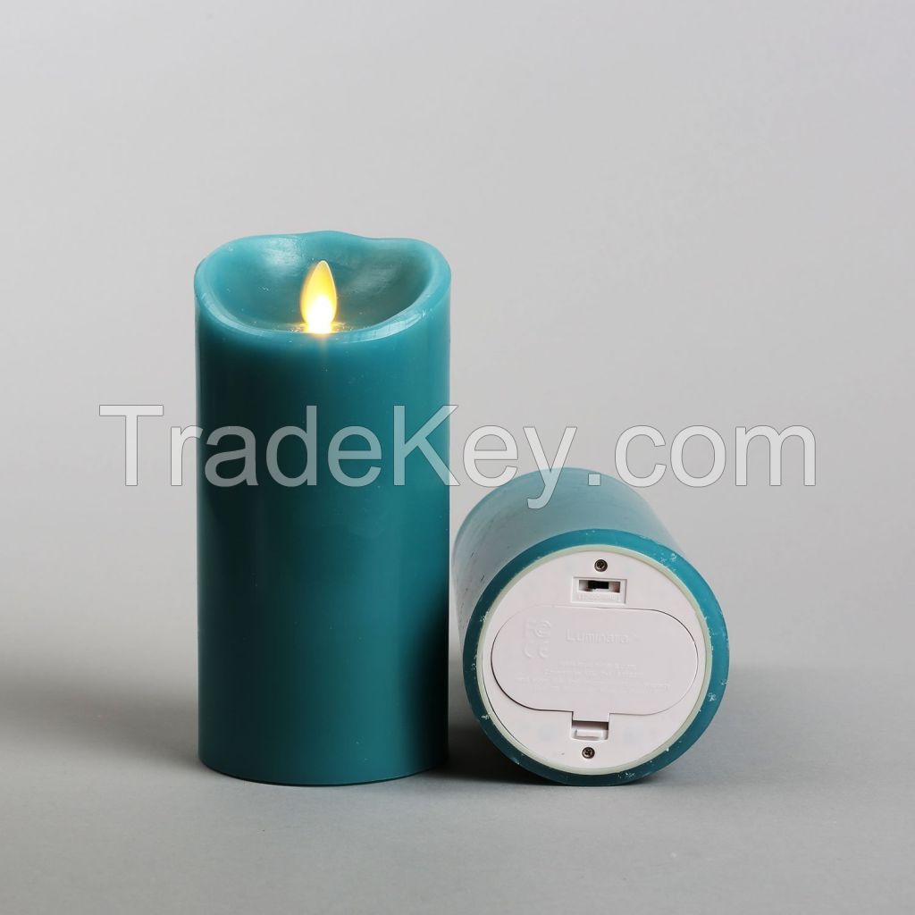 flameledd led wax candle with flickering flame and remote control ,Timer function 