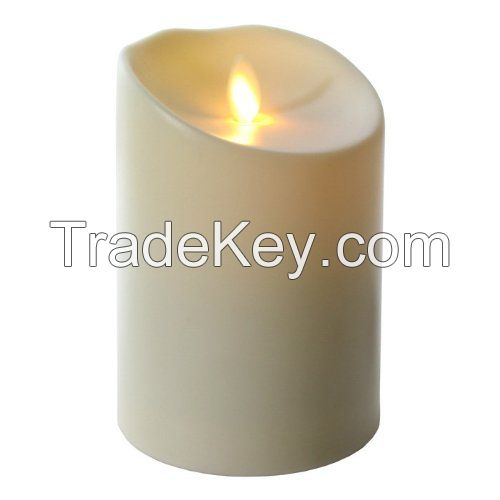 flameledd led wax candle with flickering flame and remote control ,Timer function 