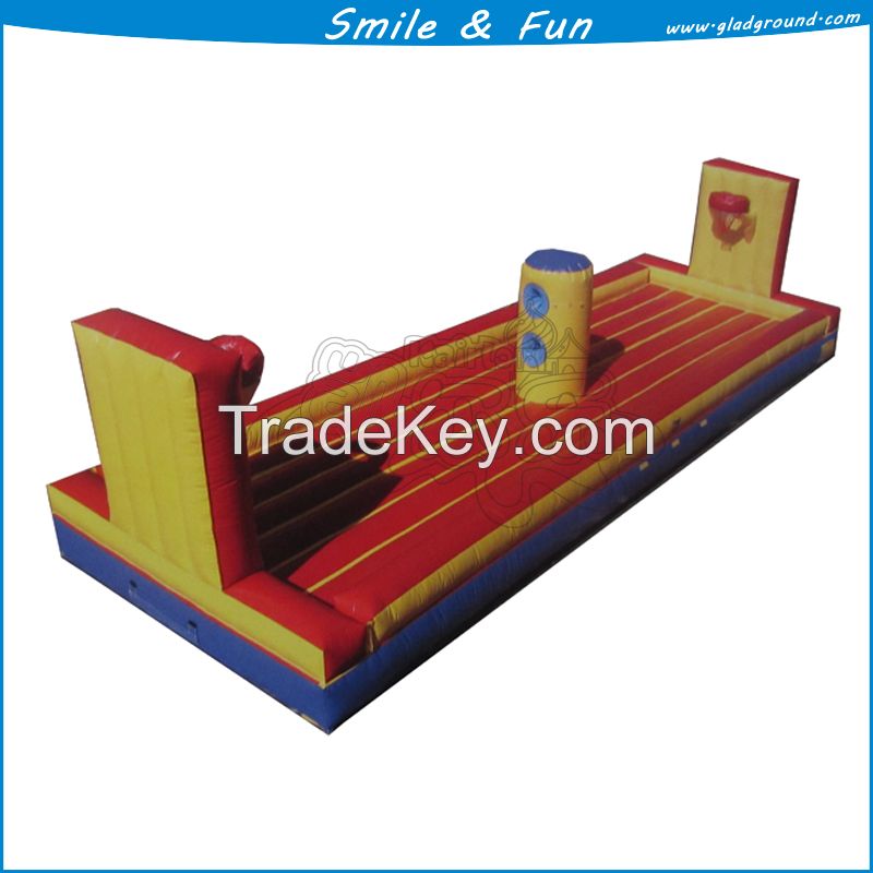 cheap inflatable sport games with PVC tarpaulin mertarial for sale