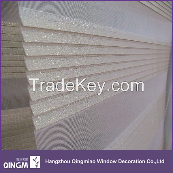 Durable Zebra Blind Fabric Golden Silk Fabric Made Window Shade Shutters
