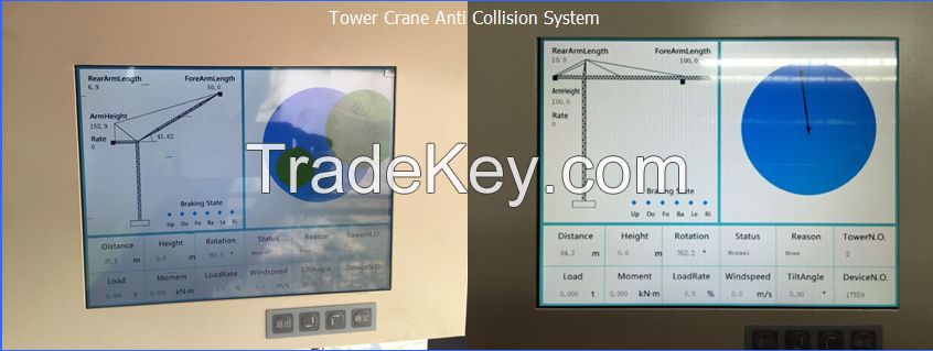 Tower Crane Collision Avoidance Safety Monitoring and Warning System