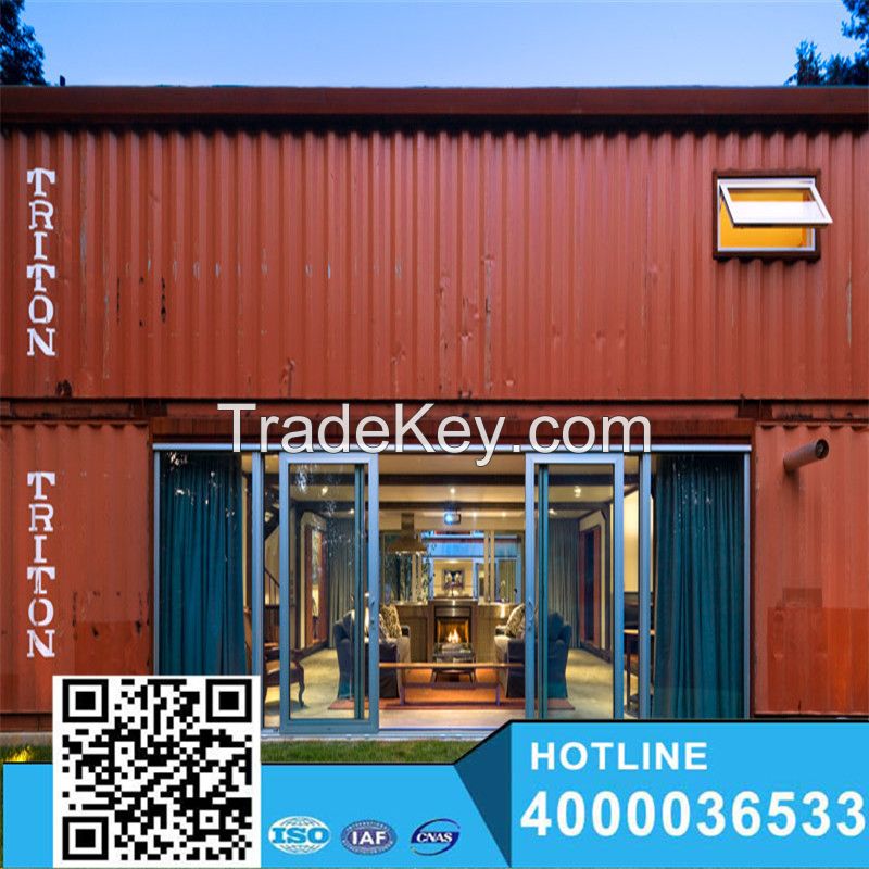 Beautiful and durable easy assemble prefab container hotel