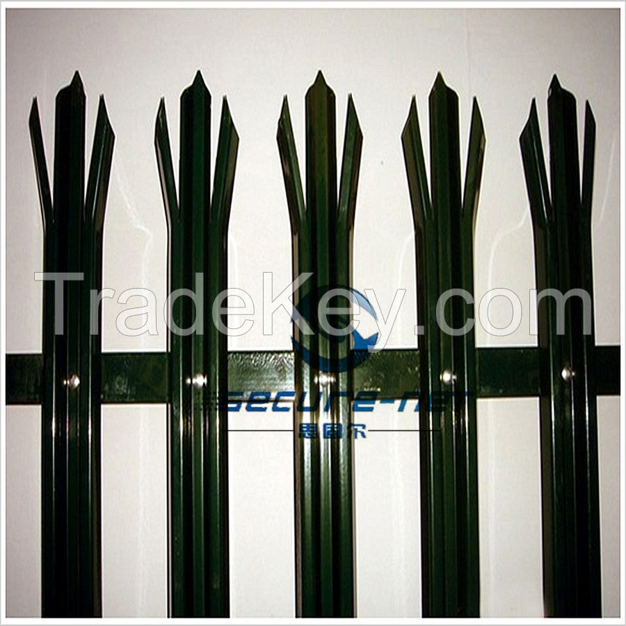 China Cheap security palisade fence / security euro palisade fence / steel palisade fence (Direct Factory)