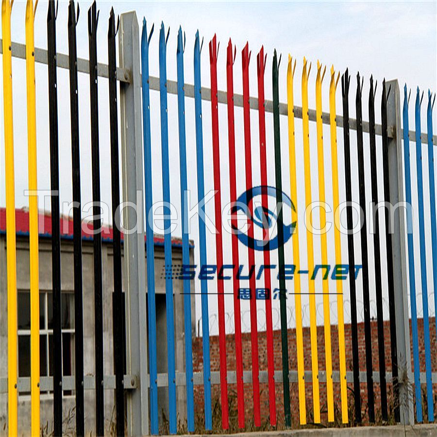 China Cheap security palisade fence / security euro palisade fence / steel palisade fence (Direct Factory)