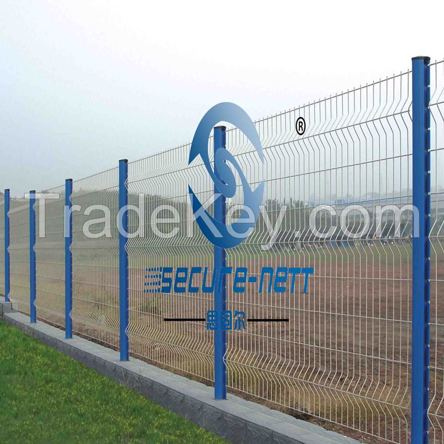 Electro galvanized welded wire mesh piece for garden fence