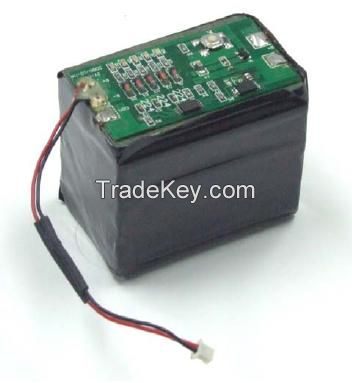 3S2P 12V 1700mAh Li Ion Battery Pack