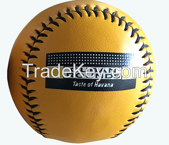 promotional products china 5oz leather baseball ball, pu leather baseb
