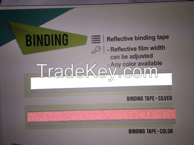 REFLECTIVE BINDING & PIPING ; REFLECTIVE MATERIAL