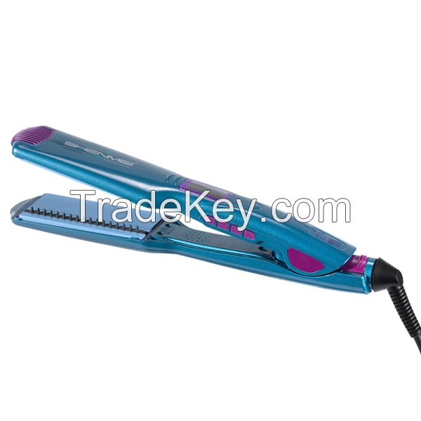 Talking straightening iron