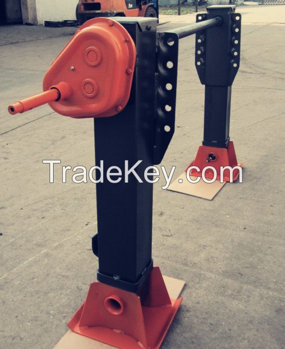 28t Jost Type A400 landing gear leg for Semi Trailer Spare Parts / Holland or Fuwa Type Support Landing Gear Leg