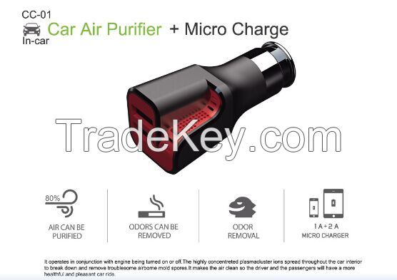 Car Charger+ Air Purifier