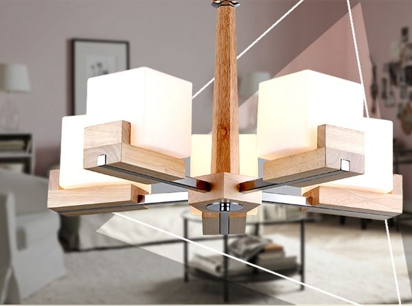 Home Decor New 2015 ZhongShan Wood Chandelier Modern Pendant Lamp