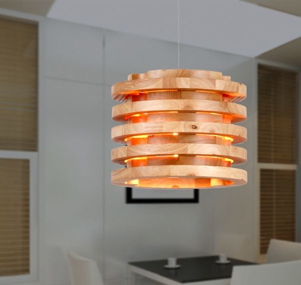 China online shopping wood led pendant lamp light