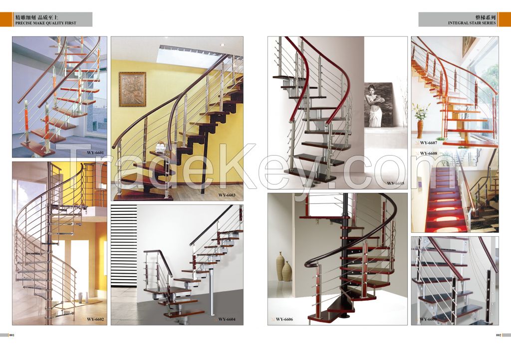 stainless steel spiral stair