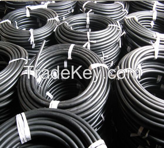 SAE J517 100 R1AT steel wire spiral hydraulic rubber hose 