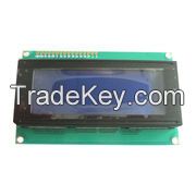 STN 20 x 4 Character LCD Display Module, Blue Mode