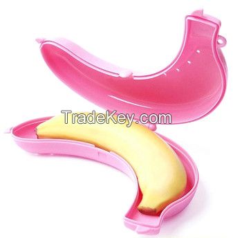 :New Portable Fruit Banana Guard Protector Container Storage Protective Box Case Outdoors Travel Trip