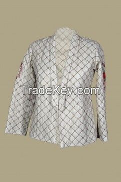 JW 79 - Organic off white hand embroidered jacket