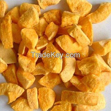 freeze dried yellow peach dices