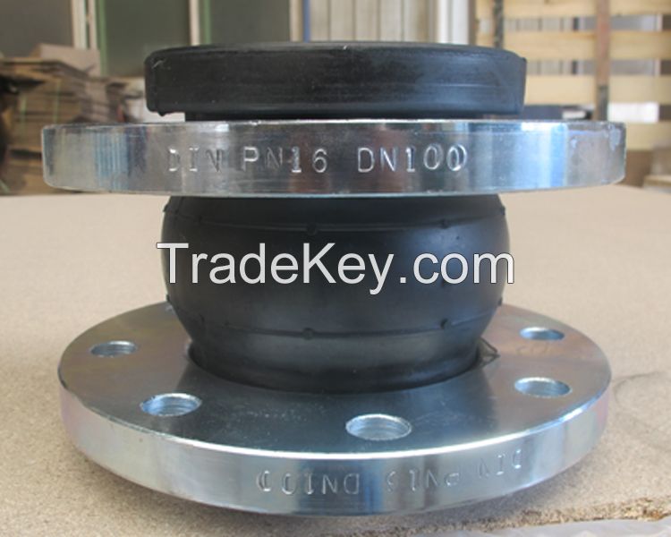 DN100 PN16 Single sphere rubber expansion joint