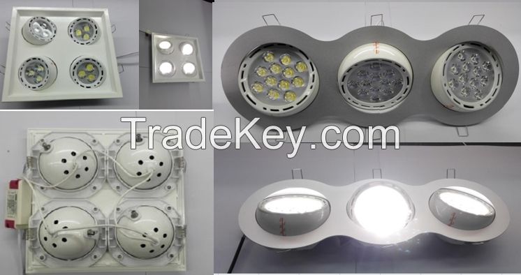 LED rotatable downlight big watt and high lumen 