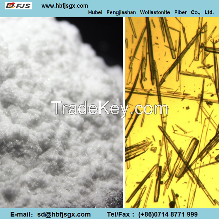 construction application paiting application and friction application acicular wollastonite