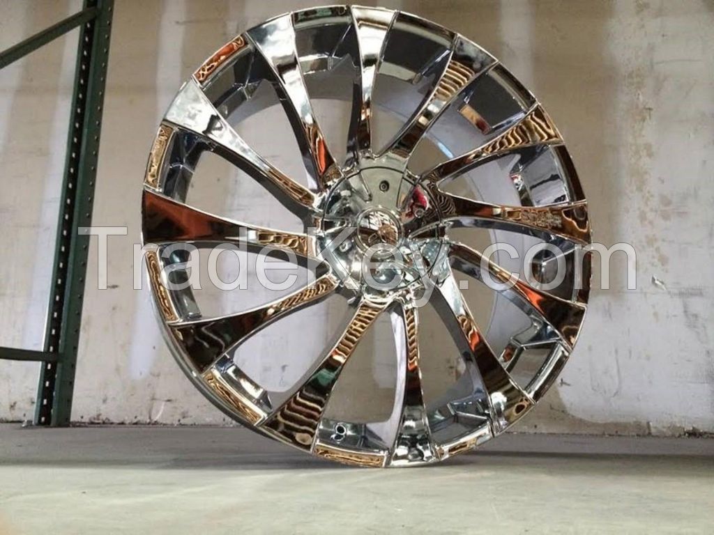 24 inch Starr Sks 469 Rims Chrome Wheels 22 26 28 By Concurr Tech 