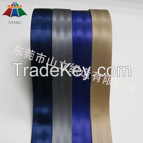 Nylon / Polyester Safety Belt Webbing Straps, Car Seat Belt Webbing