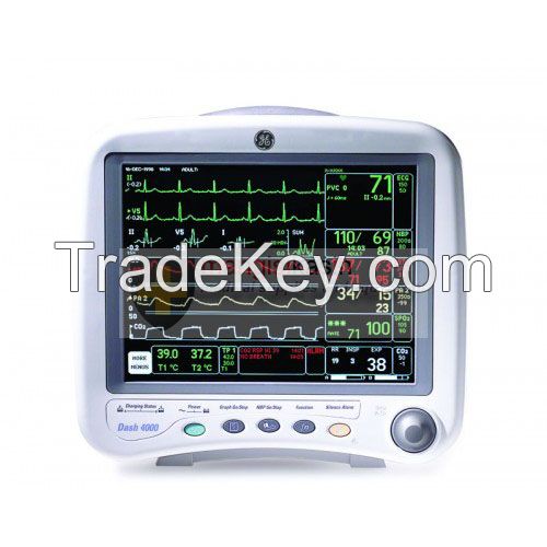 Dash 4000 Patient Monitor - with Printer, Nellcor SPO2, Temperature
