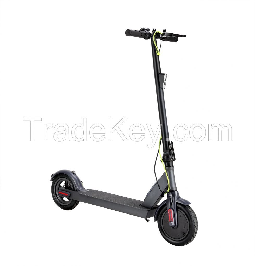 Hot selling 250W motor 15-35km range per charge foldable electric scooter for adult 