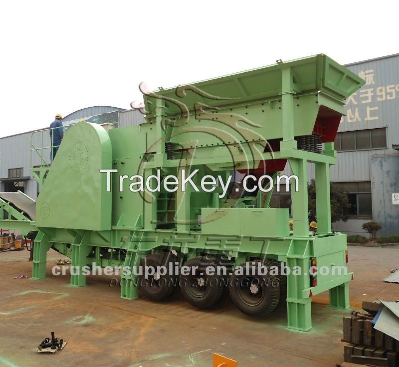 Mobile crushing plant for sale