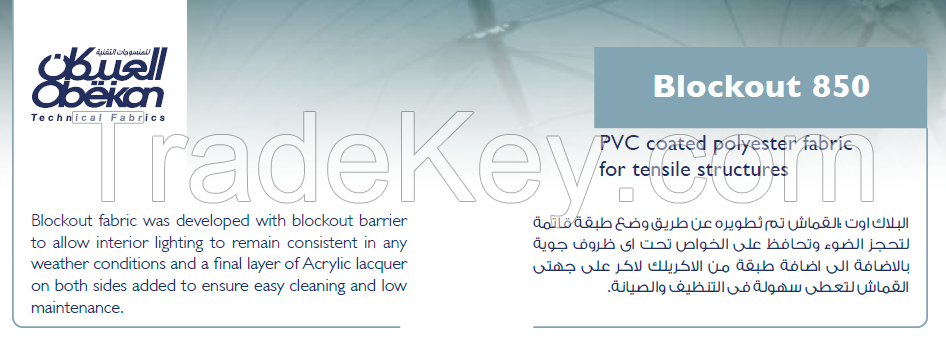 PVC Coated Fabrics; PTFE Coated products