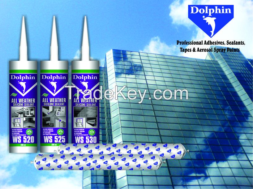 DOLPHIN ACETOXY SEALANTS/DOLPHIN ACRYLICS SEALANTS/ DOLPHIN ALL WEATHER SEALANTS/ DOLPHIN HYBRID SEALANTS