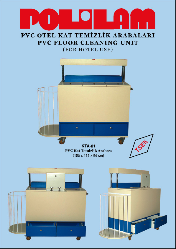 Hotel Cleaning and Service Trolley