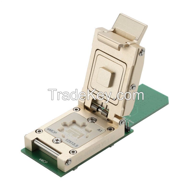 BGA186(eMCP) Socket SD Solution_12X13.5mm Perform ic tester test socket date reader recovery eMCP Socket, eMCP adapter