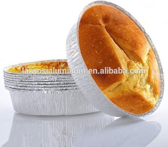 Aluminium foil round pan for cake bakery,disposable aluminium tray, aluminum pan for bake