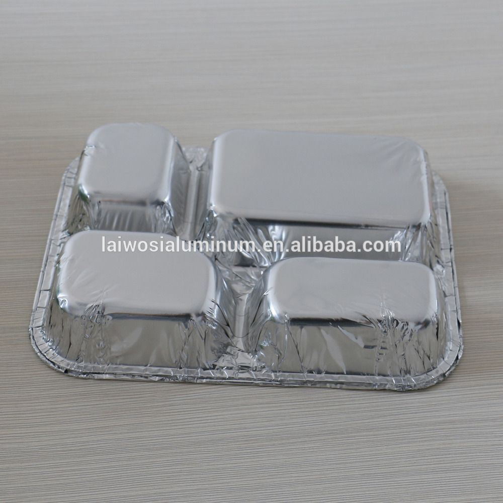 Hot sale disposable food packaging aluminum foil container/tray/bowl