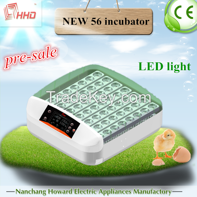 2015 howard 110v/220v automatic computer control small egg incubator YZ-56S