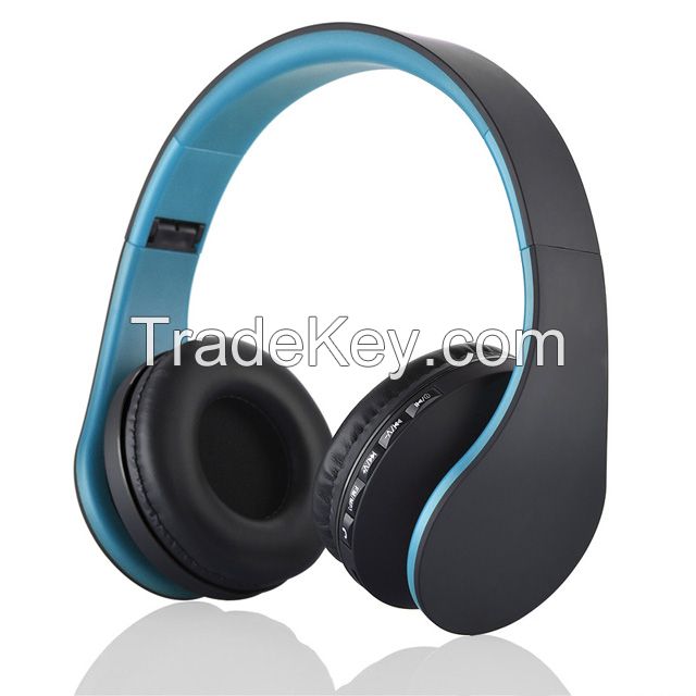 cheap wireless headphones bluetooth headphones with microphone TF card Support FM Radio