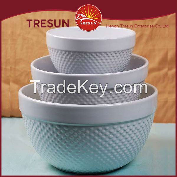 2015 New production ceramic bowl round shape difference size stoneware