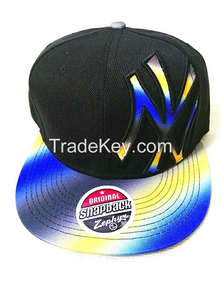 snapback cap with 3D emb